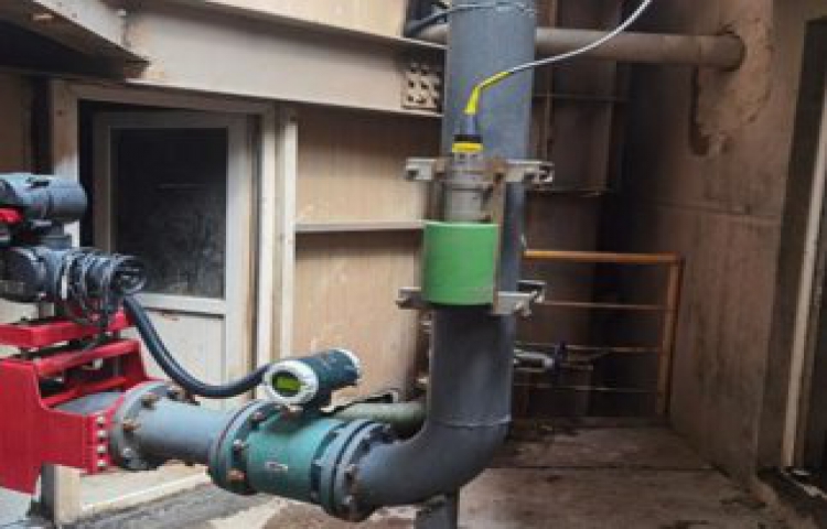 Na-22放射性儀表攪拌倉進沙管道密度測量案例